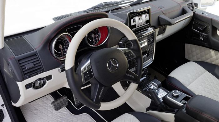 Όταν μιλάμε για ένα τόσο ιδιαίτερο όχημα όσο η 6τροχη G-Class, τα πάντα πρέπει να είναι μοναδικά, μέσα – έξω.